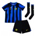 Inter Milan Benjamin Pavard #28 Replik Heimtrikot Kinder 2023-24 Kurzarm (+ Kurze Hosen)